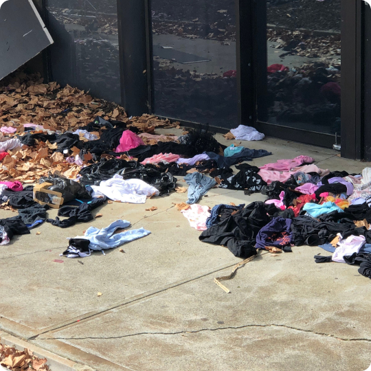 Report Illegal Clothing Dumping What to Snap Snap Send Solve